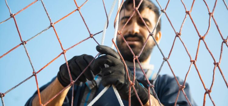What is the function of debris netting and how long does it last?