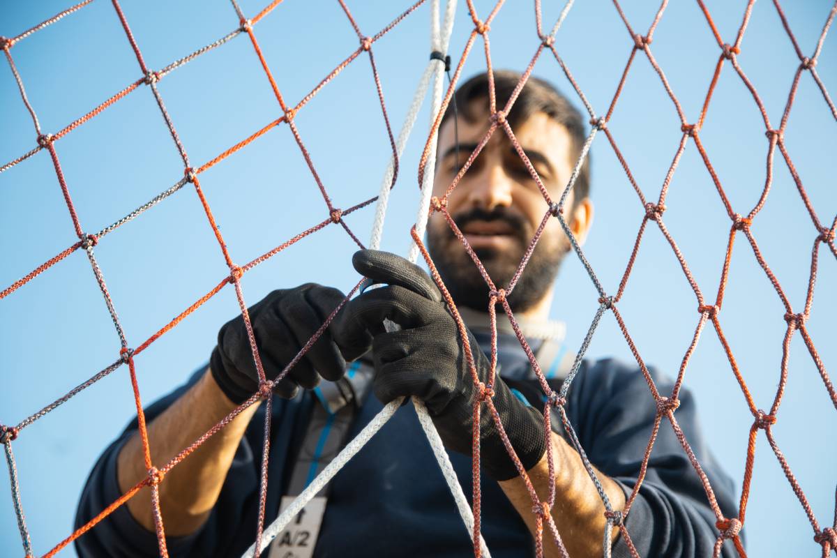 What is the function of debris netting and how long does it last?